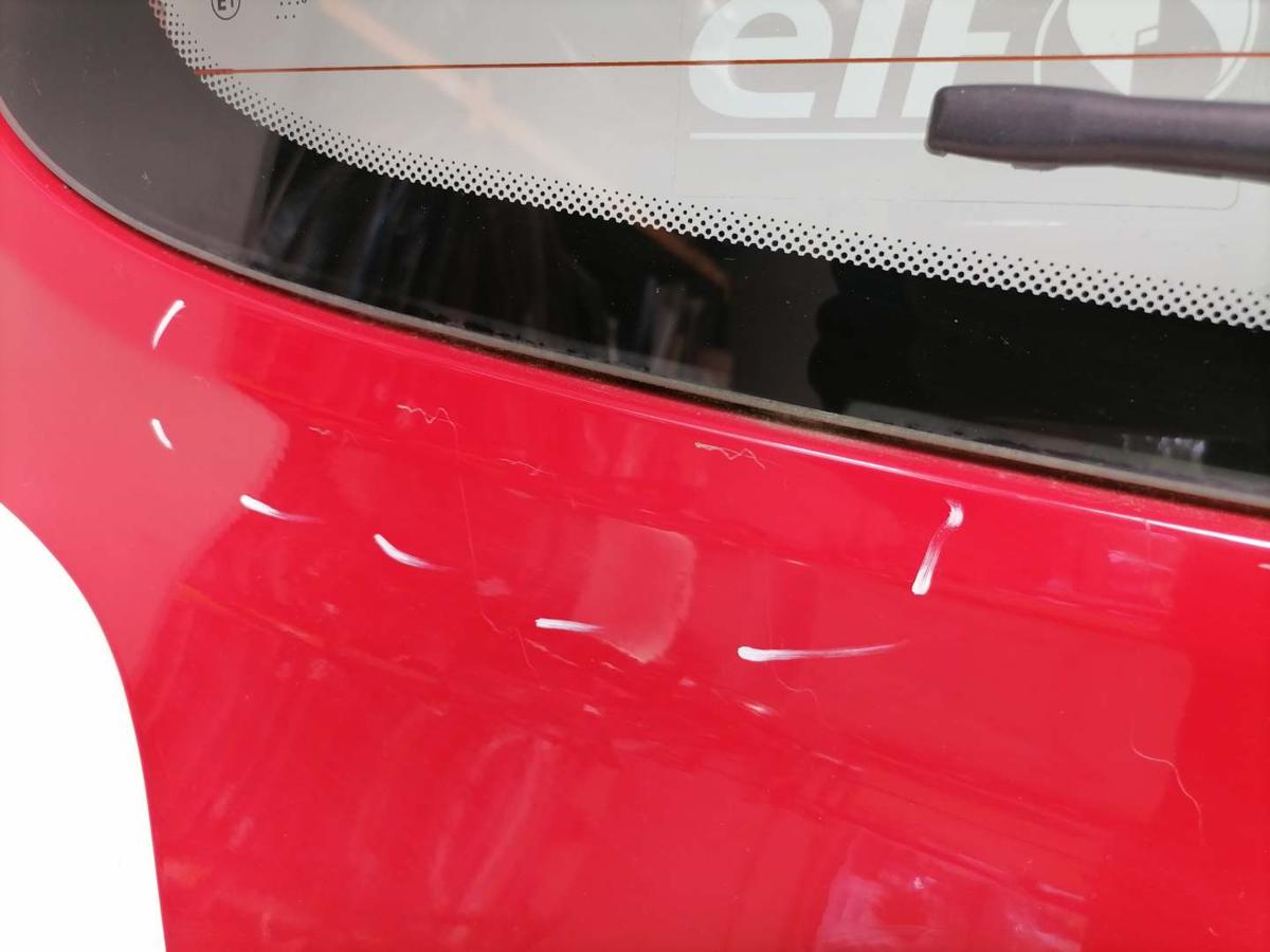 Renault Twingo 2 original Heckklappe mit Heckscheibe OV727 Rot Bj.2010